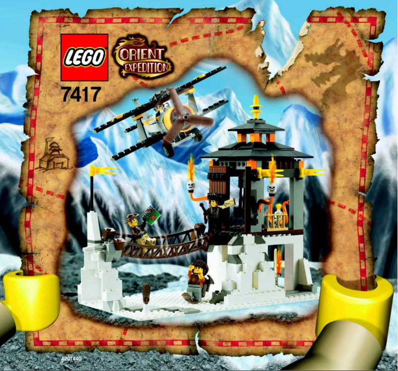 Page 1 de la notice Manuel utilisateur Lego Temple of Mount Everest