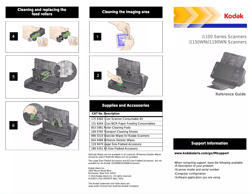 Image de la première page du manuel de l'appareil I1190E