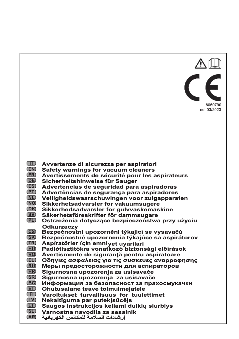 Image de la première page du manuel de l'appareil AS 600 IK CBM