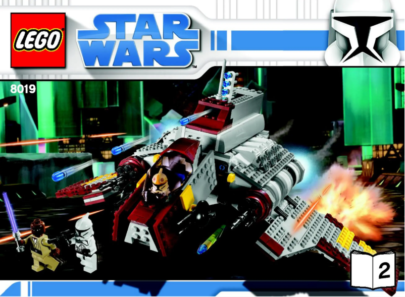 Page 1 de la notice Manuel utilisateur Lego Republic Attack Shuttle (TM)