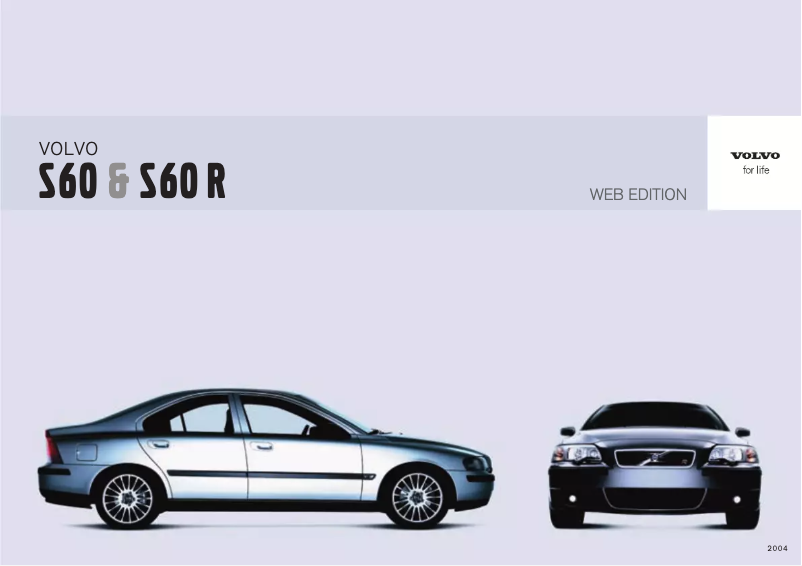 Image de la première page du manuel de l'appareil S60 R (2004)