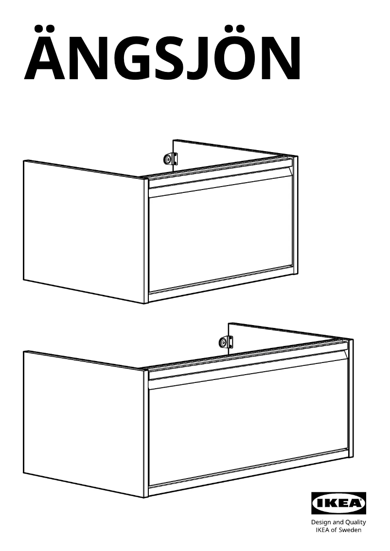 Image de la première page du manuel de l'appareil ÄNGSJÖN 805.353.81