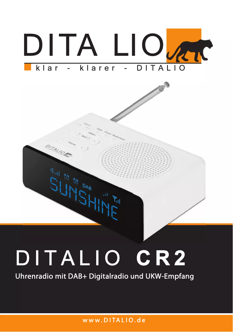 Página 1 del manual Manual de usuario Ditalio CR2