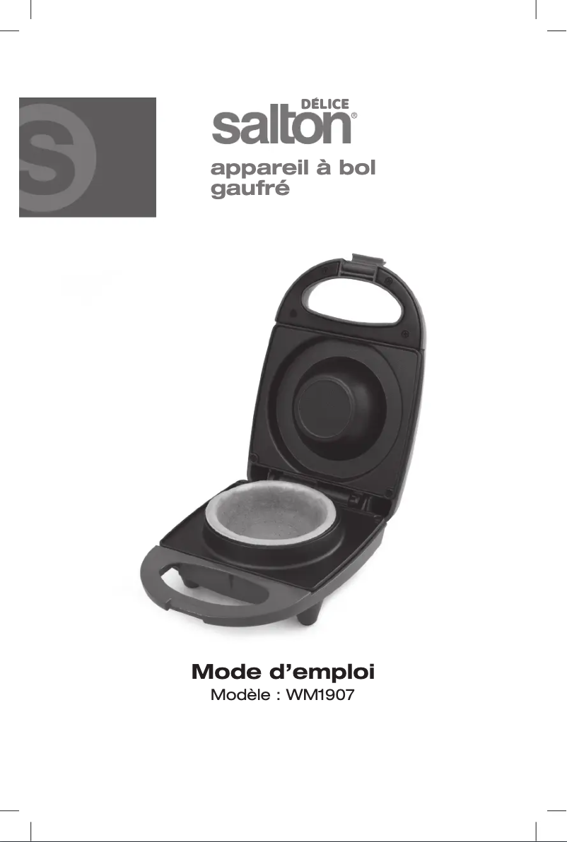 Página 1 del manual Manual de usuario Salton WM1907