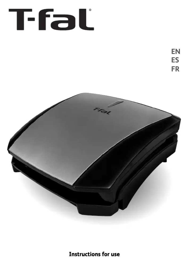 Page 1 de la notice Manuel utilisateur Tefal GC430D