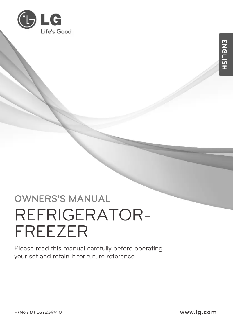 Page 1 de la notice Manuel utilisateur LG GR-M602GPHA