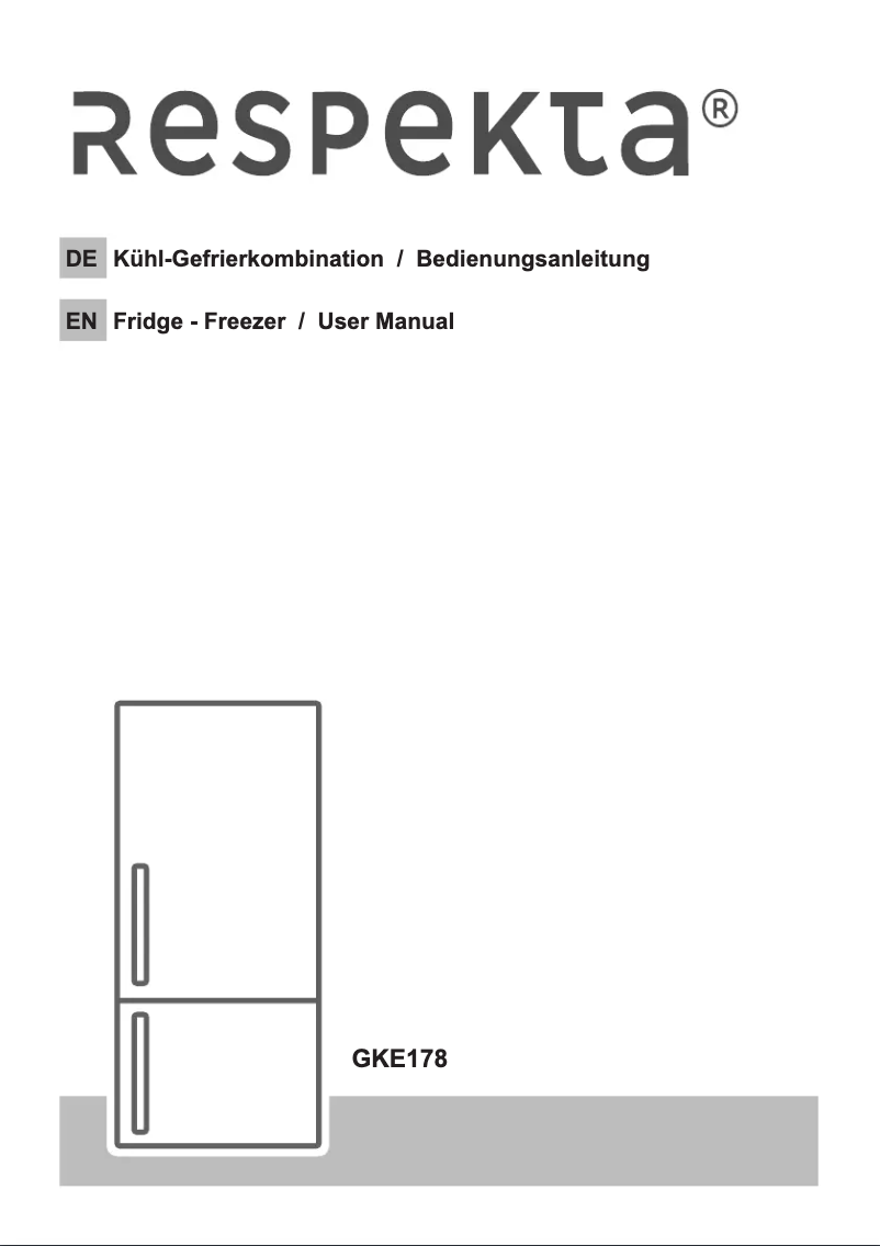 Page 1 de la notice Manuel utilisateur Respekta Harri GKE178