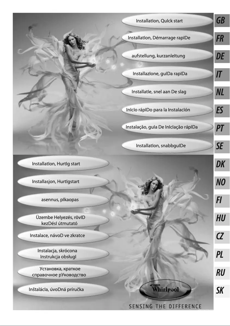 Page 1 de la notice Manuel utilisateur Whirlpool AMW 712/1 IX