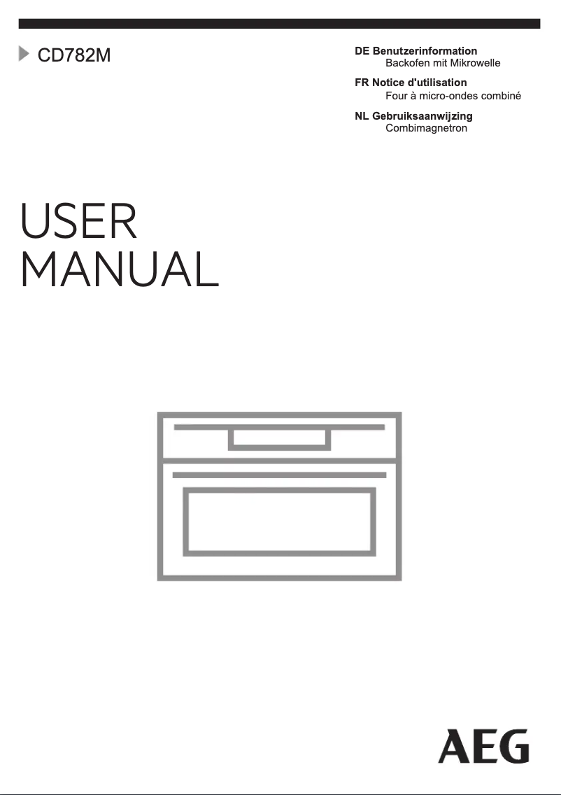 Página 1 del manual Manual de usuario AEG CD782M
