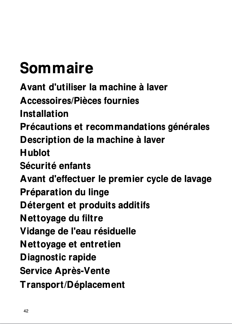 Page 1 de la notice Manuel utilisateur Bauknecht WAK 7350