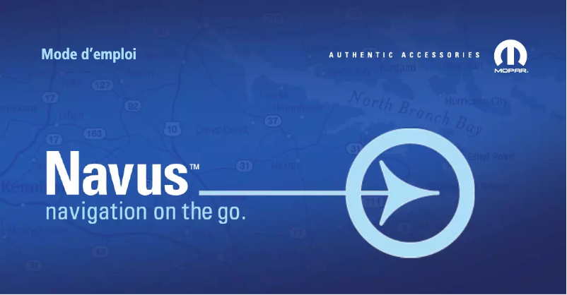 Page 1 de la notice Manuel utilisateur Garmin Mopar Navus