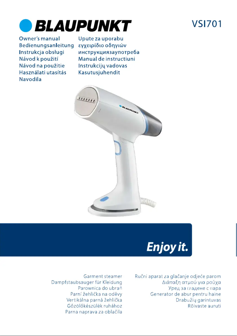 Page 1 de la notice Manuel utilisateur Blaupunkt VSI701