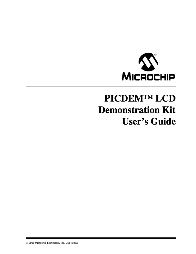 Page 1 de la notice Manuel utilisateur Microchip PIC16F946