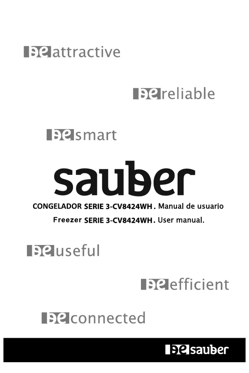 Page 1 de la notice Manuel utilisateur Sauber 3-CV8424WH