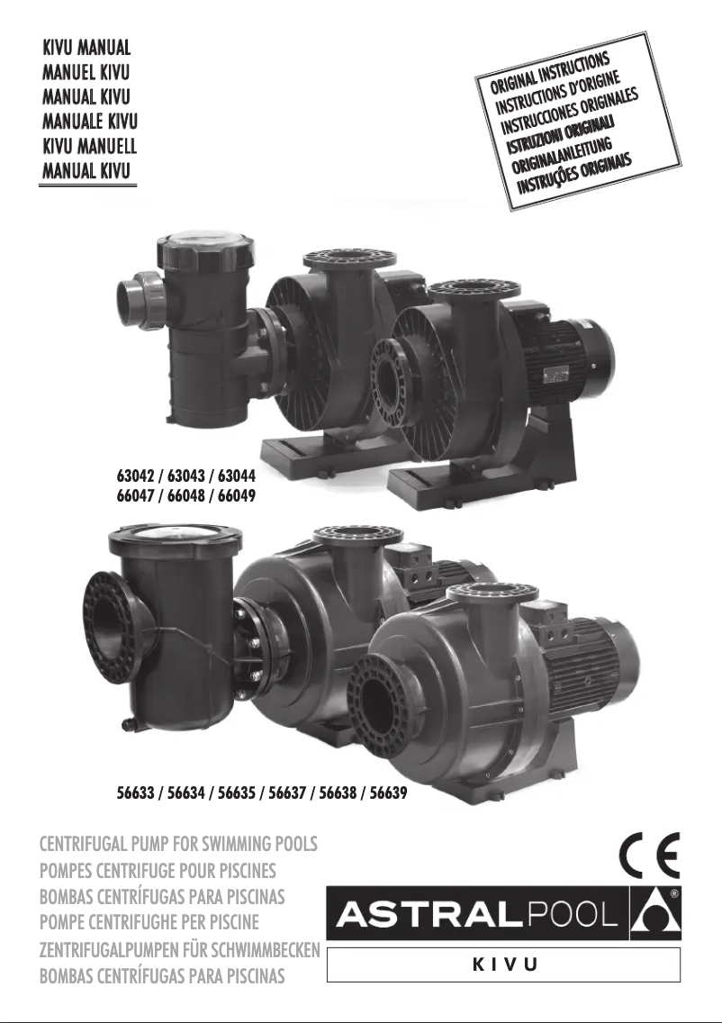 Página 1 del manual Manual de usuario AstralPool KIVU