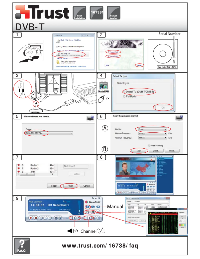 Page n°1 - Manuel utilisateur Trust Notebook TV