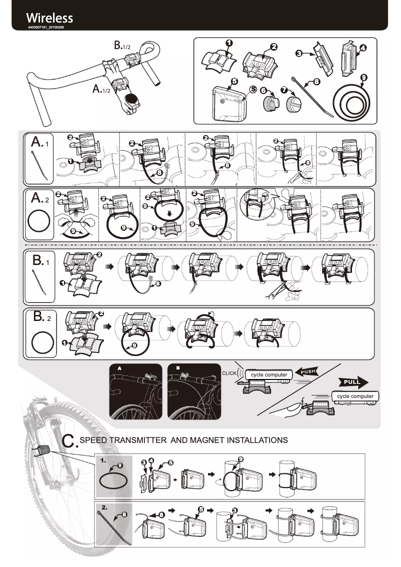 Image de la première page du manuel de l'appareil BRI-12W
