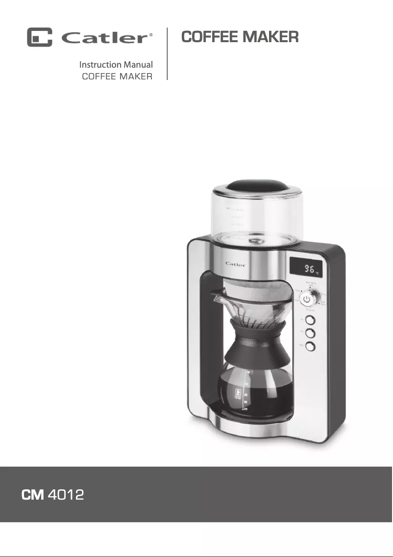 Page n°1 - Manuel utilisateur Catler CM 4012