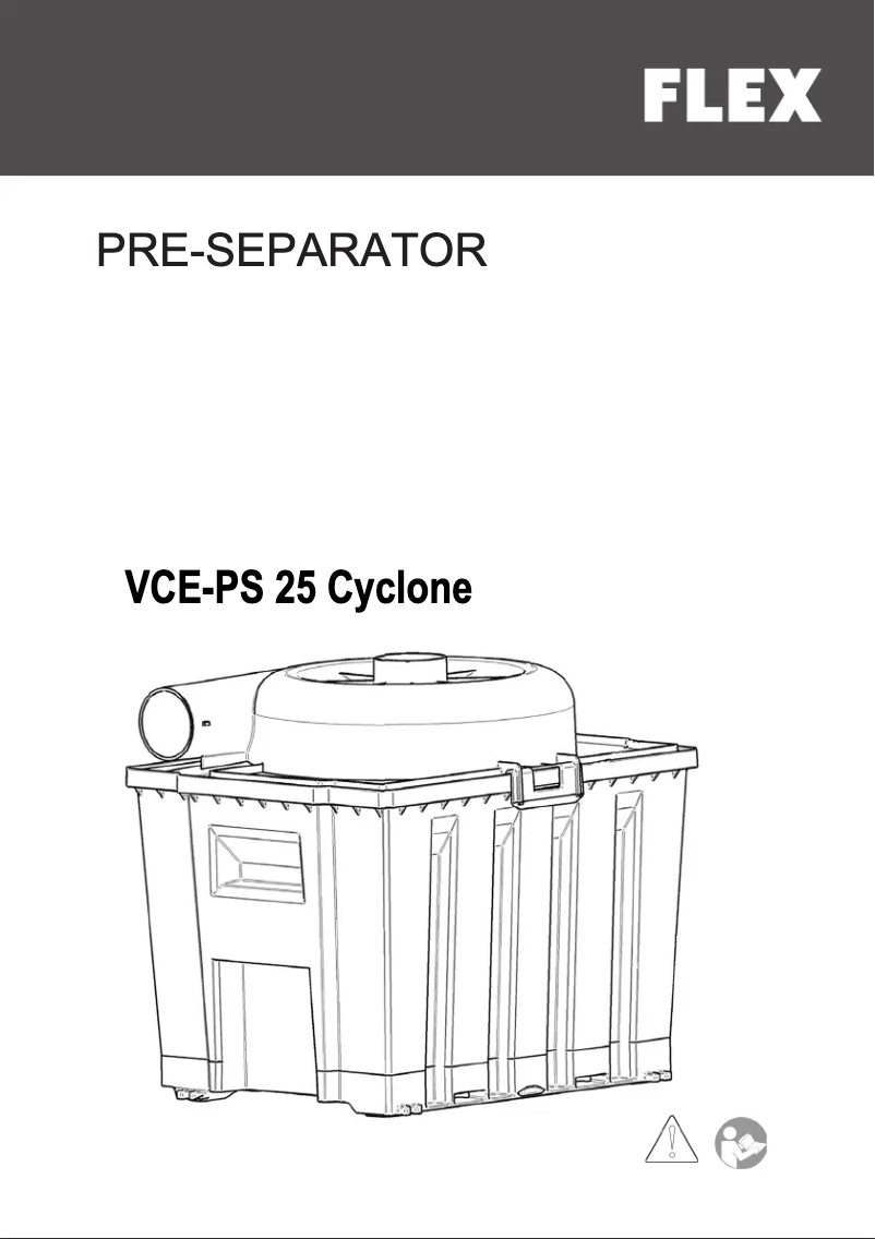 Image de la première page du manuel de l'appareil VCE-PS 25 Cyclone