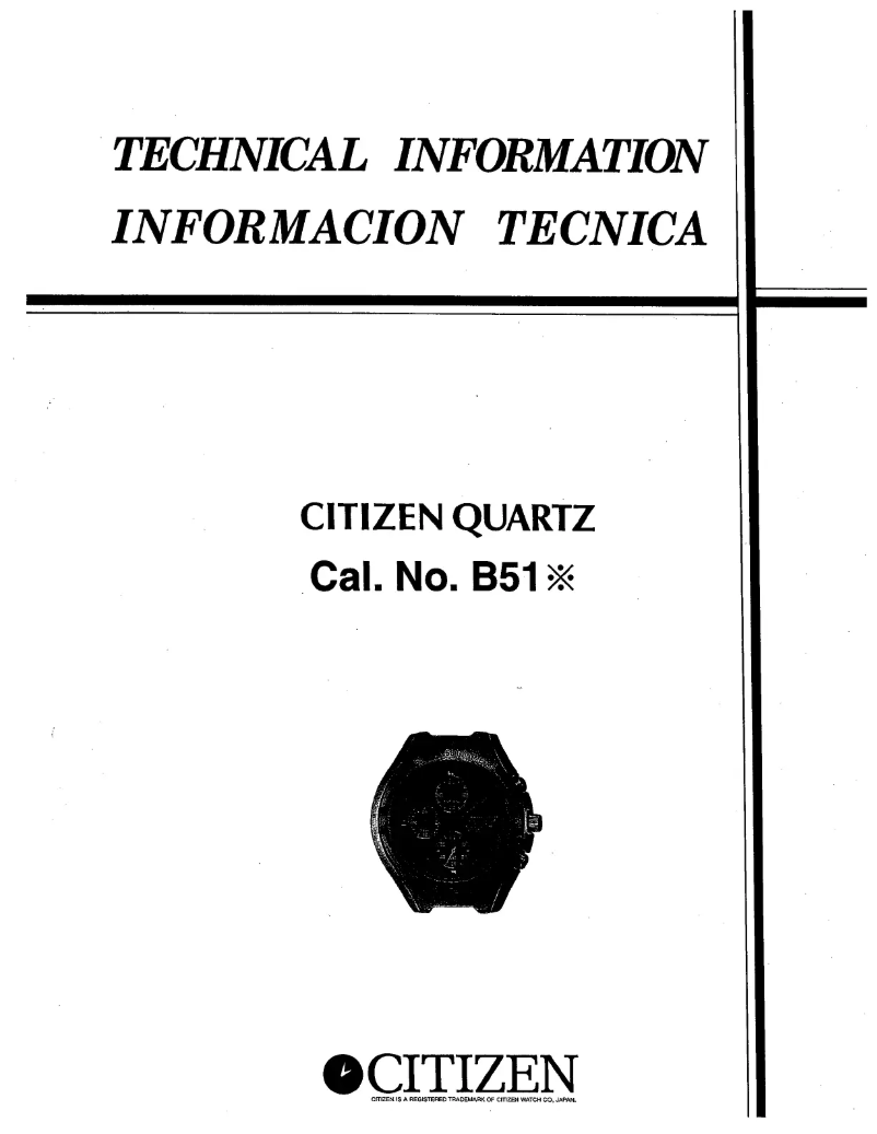 Image de la première page du manuel de l'appareil CAL B510