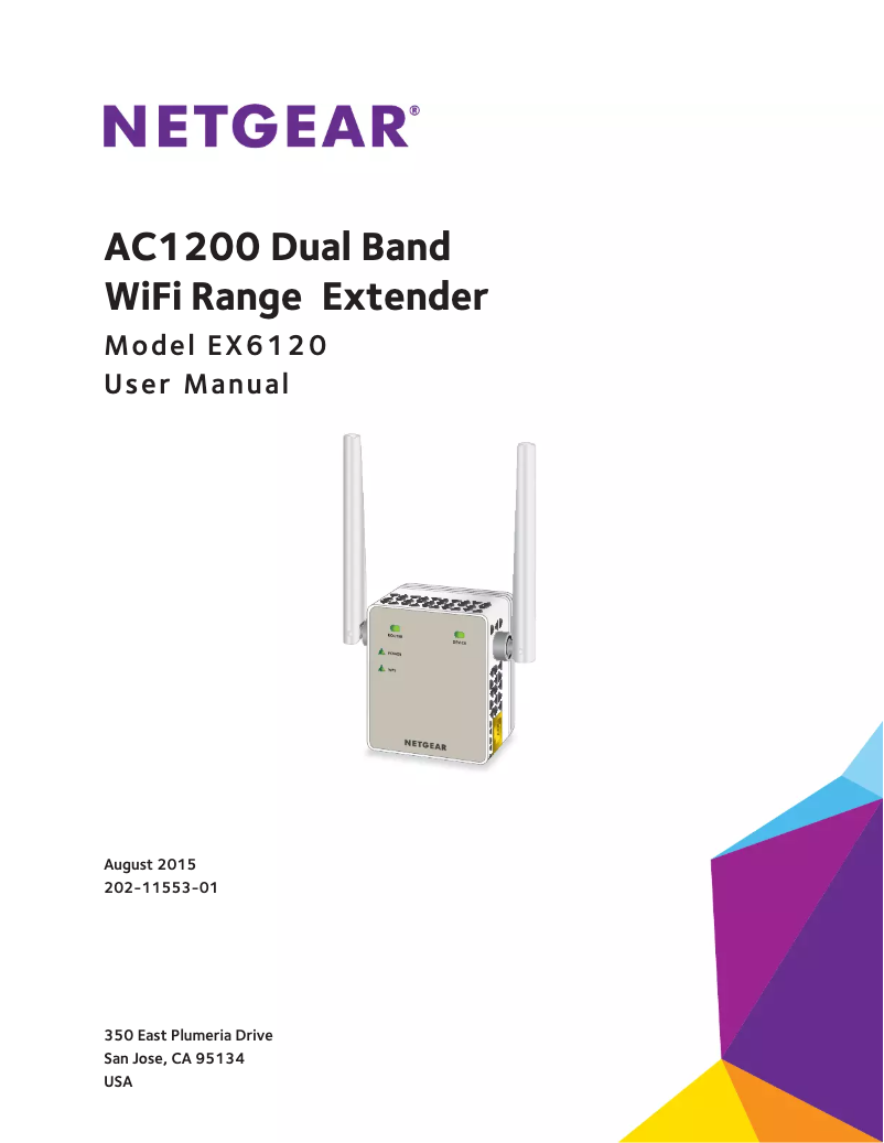 Page n°1 - Manuel utilisateur Netgear EX6120