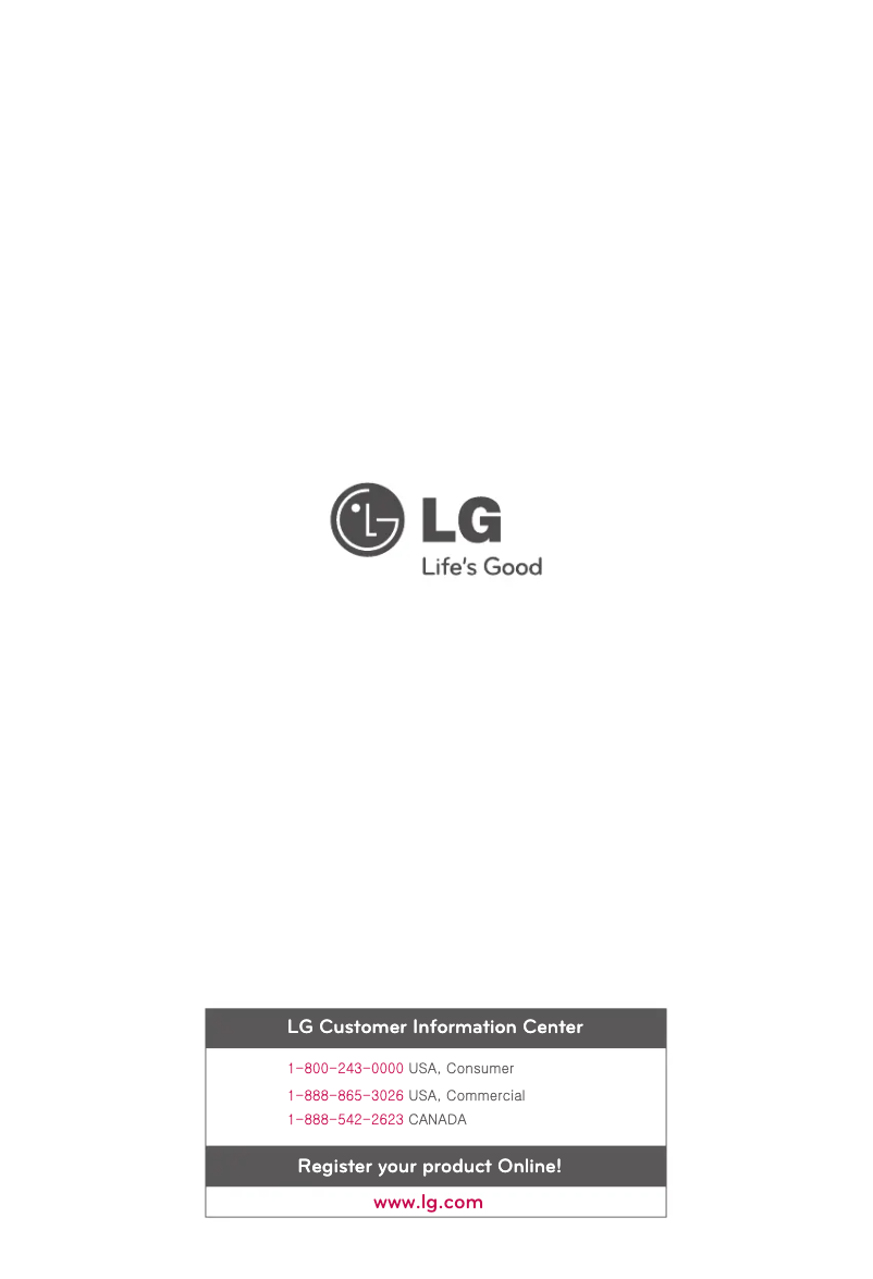 Page n°1 - Manuel utilisateur LG GR-349RT