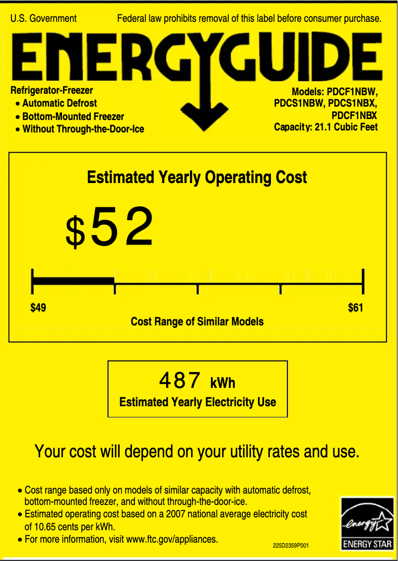 Imagen de la primera página del manual del dispositivo PDCF1NBWWW