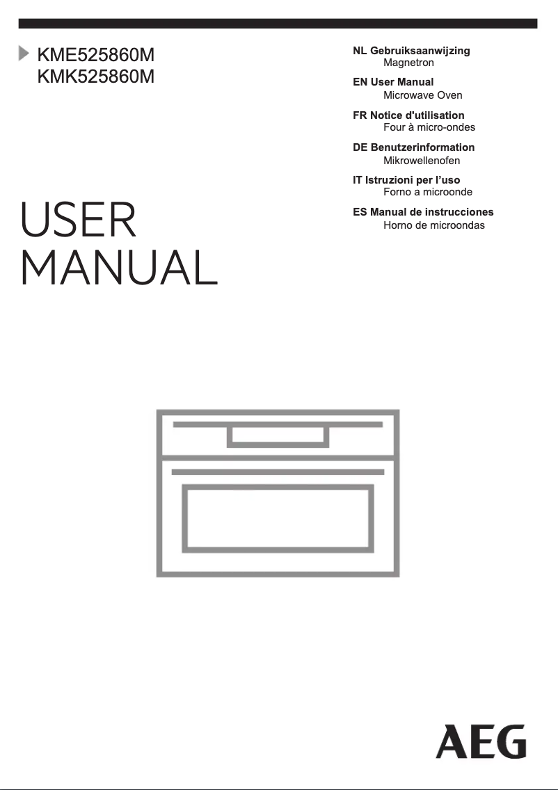 Página 1 del manual Manual de usuario AEG KMK525860M