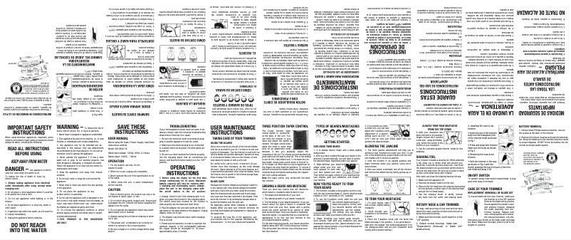 Página 1 del manual Manual de usuario Conair GMT189N