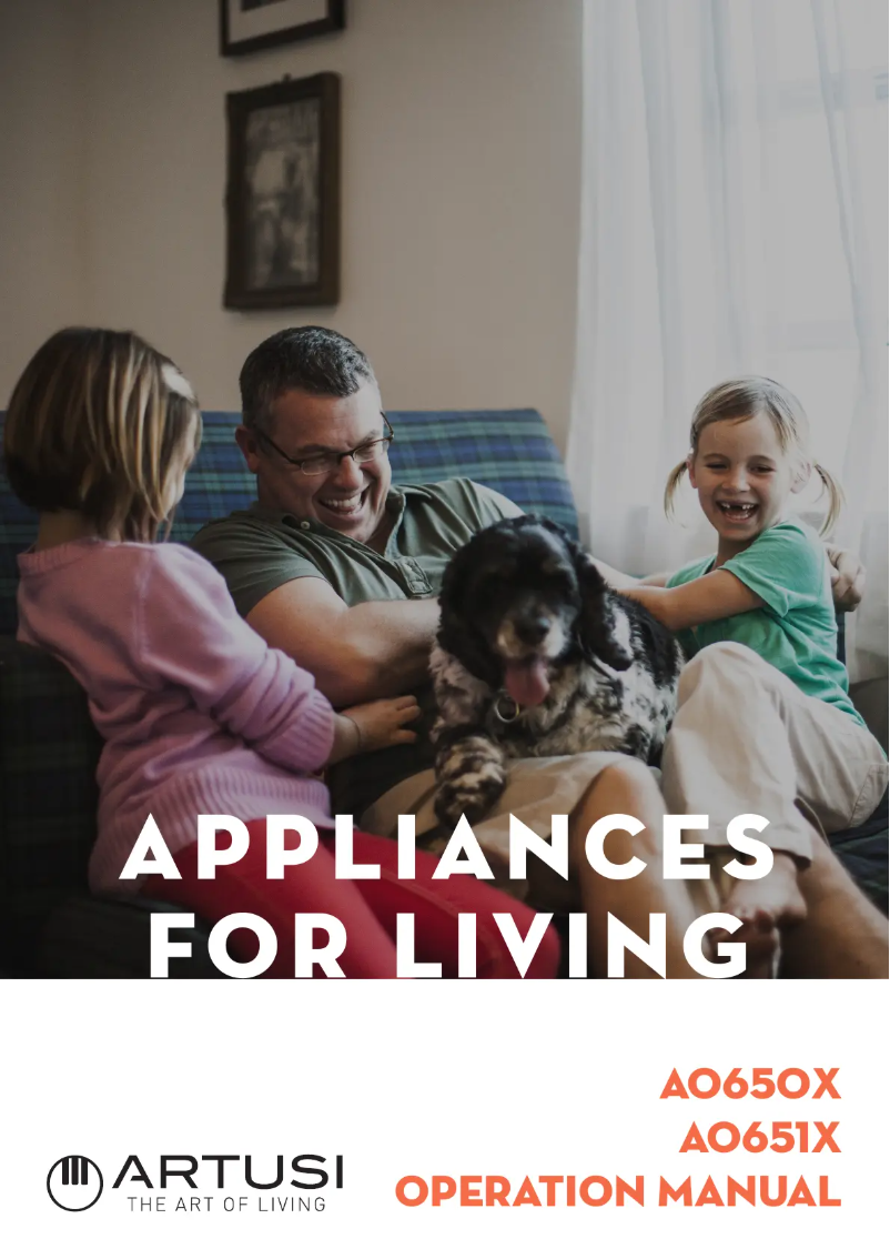 Page 1 de la notice Manuel utilisateur Artusi AO651X
