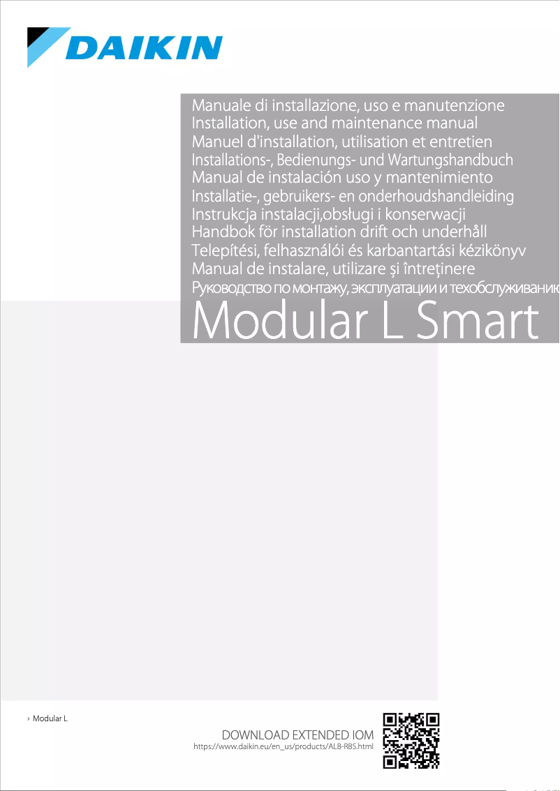 Page 1 de la notice Guide d'installation Daikin ALB03LBSNADBT01