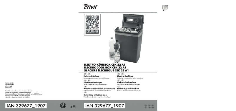 Page 1 de la notice Manuel utilisateur Crivit CEK 29 A2