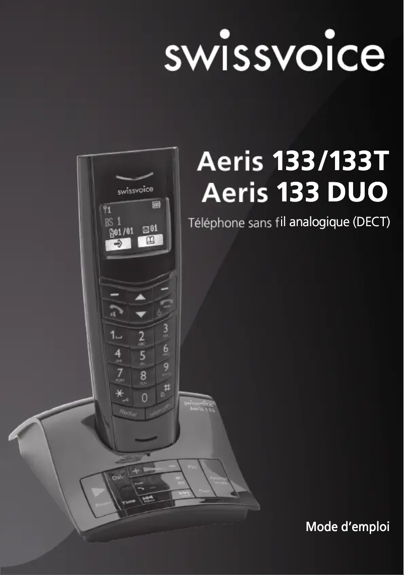 Image de la première page du manuel de l'appareil Aeris 133