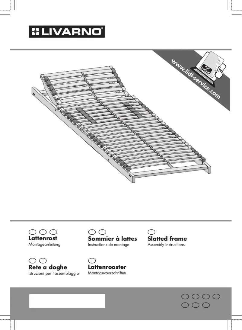 Page 1 de la notice Manuel utilisateur Livarno Lux IAN 89327