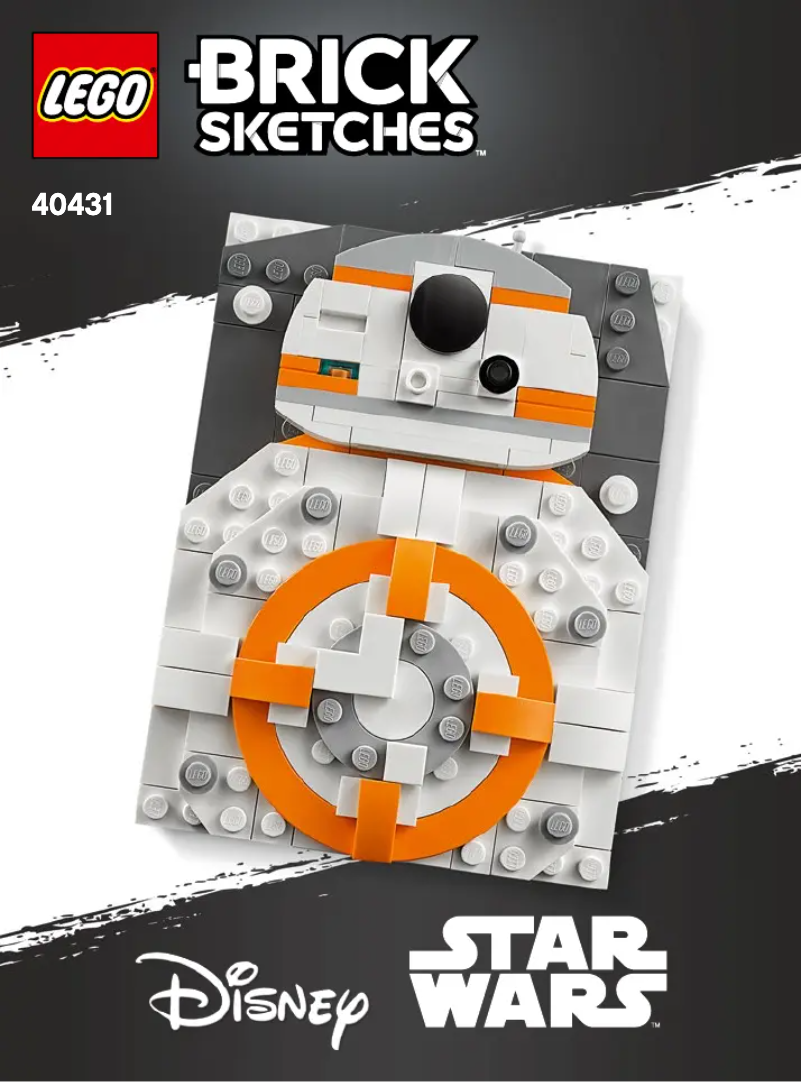 Page 1 de la notice Manuel utilisateur Lego Brick Sketches BB-8 40431