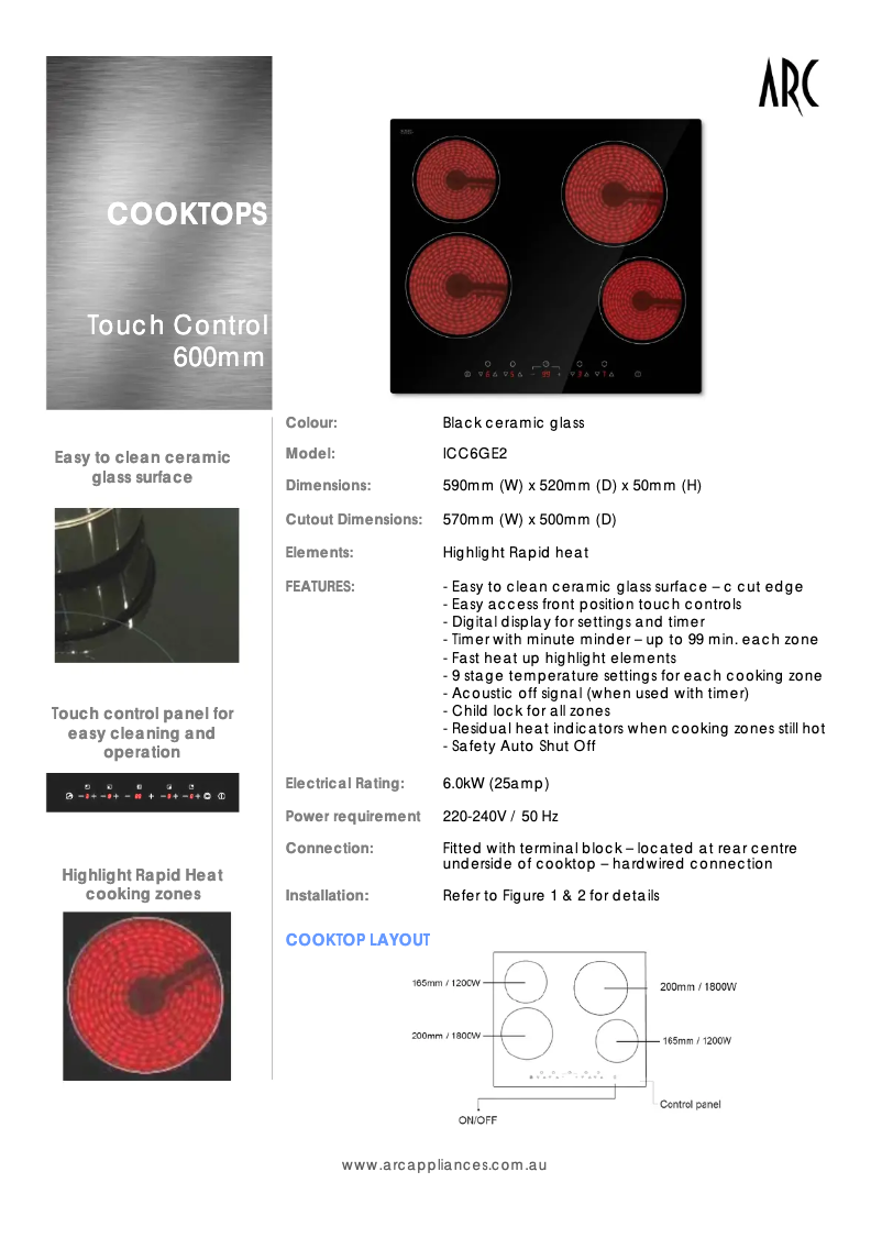 Image de la première page du manuel de l'appareil ICC6GE2