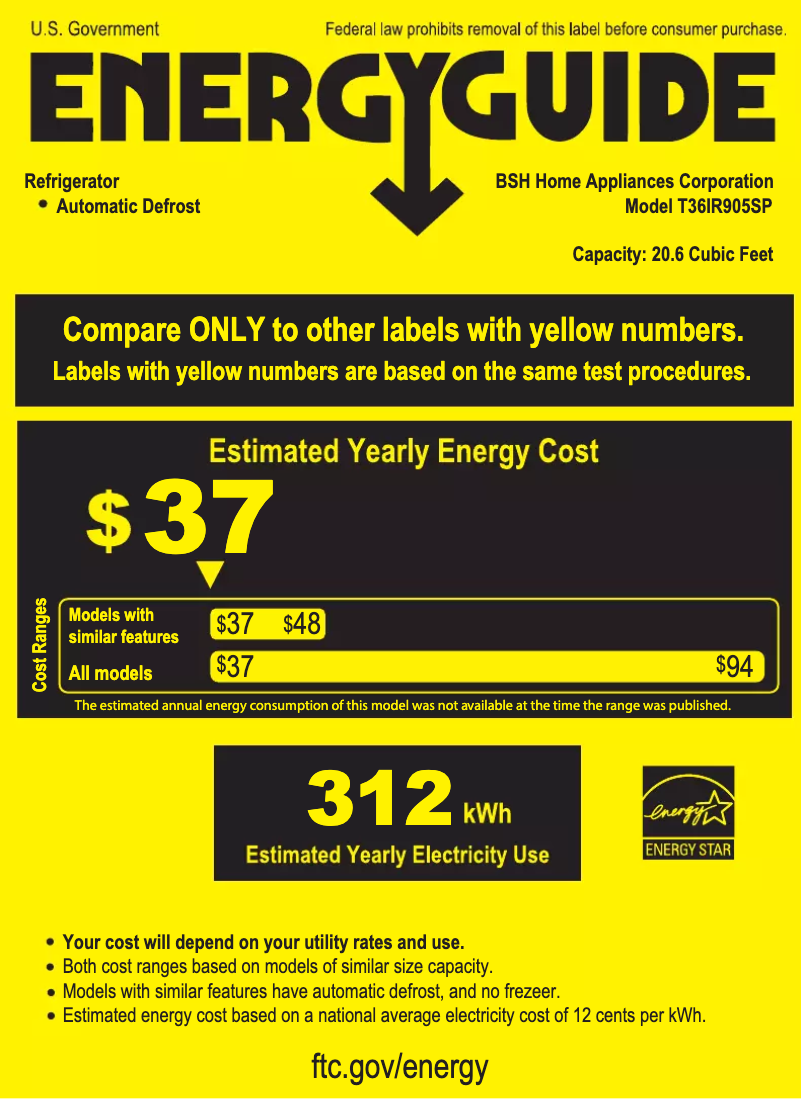 Image de la première page du manuel de l'appareil T36IR905SP