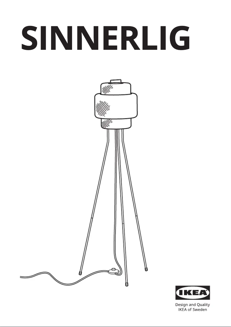 Page 1 de la notice Manuel utilisateur Ikea SINNERLIG 805.243.30