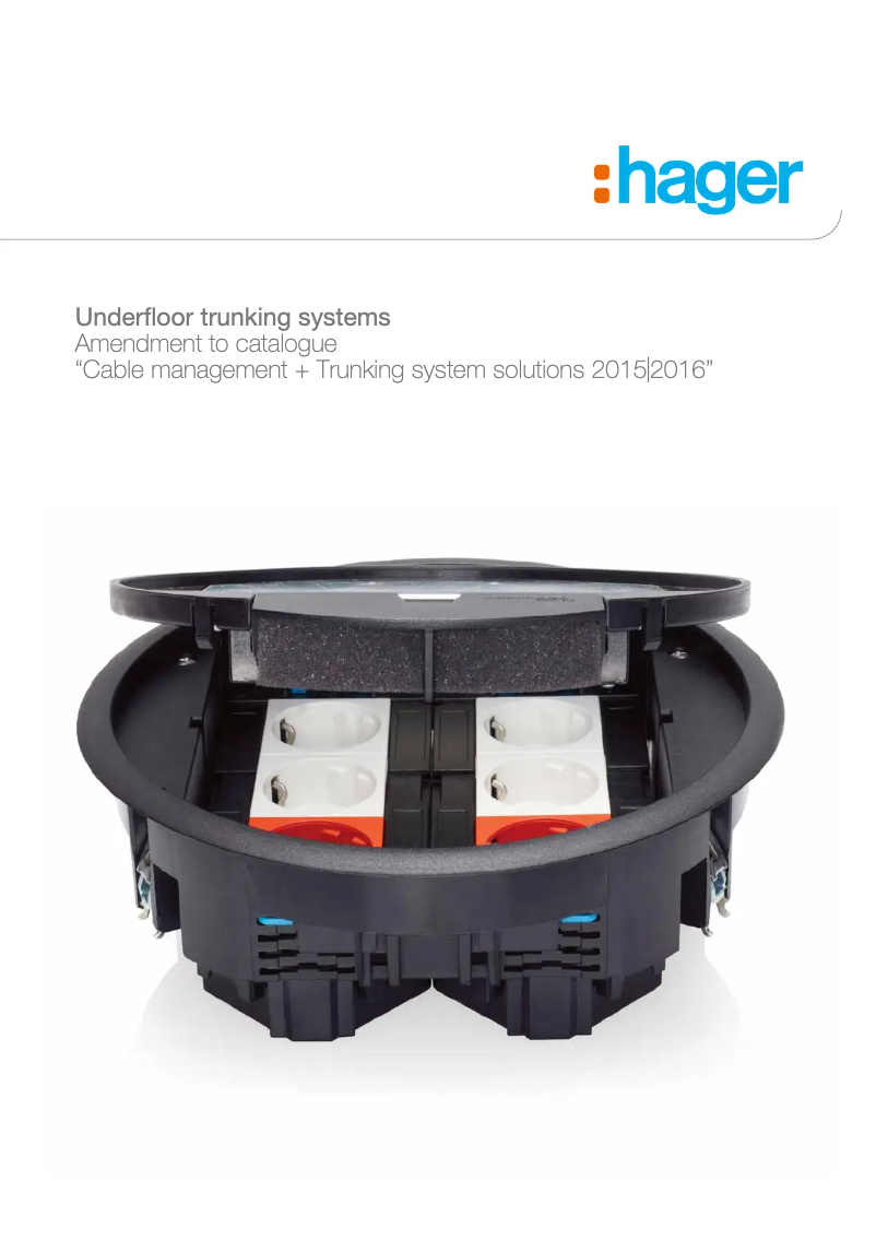 Page n°1 - Catalogue Hager GTVD300
