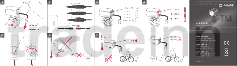 Image de la première page du manuel de l'appareil Cuberider II