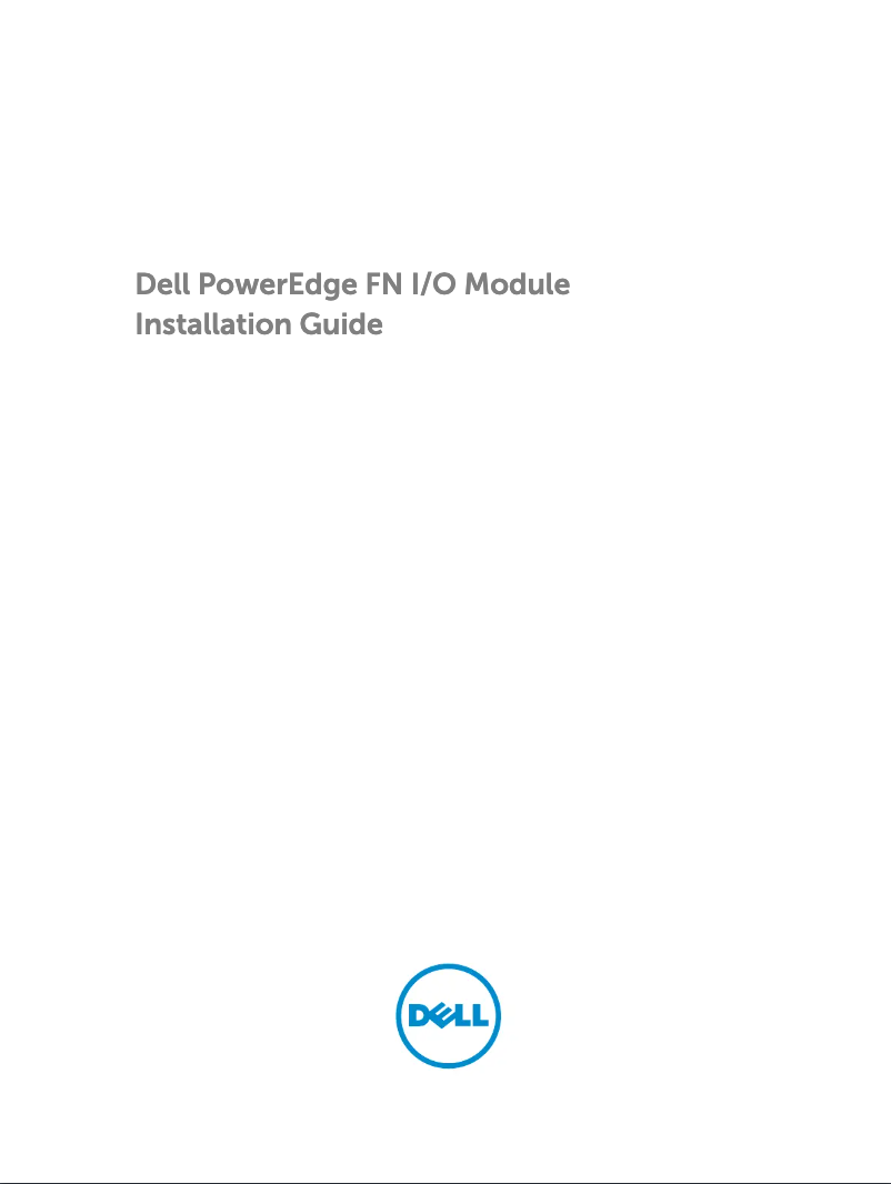Page n°1 - Manuel utilisateur Dell PowerEdge FN I/O Module