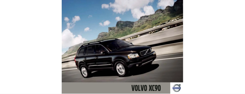 Page 1 de la notice Brochure Volvo XC90 (2010)