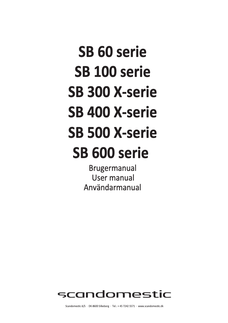 Image de la première page du manuel de l'appareil SB 651 W