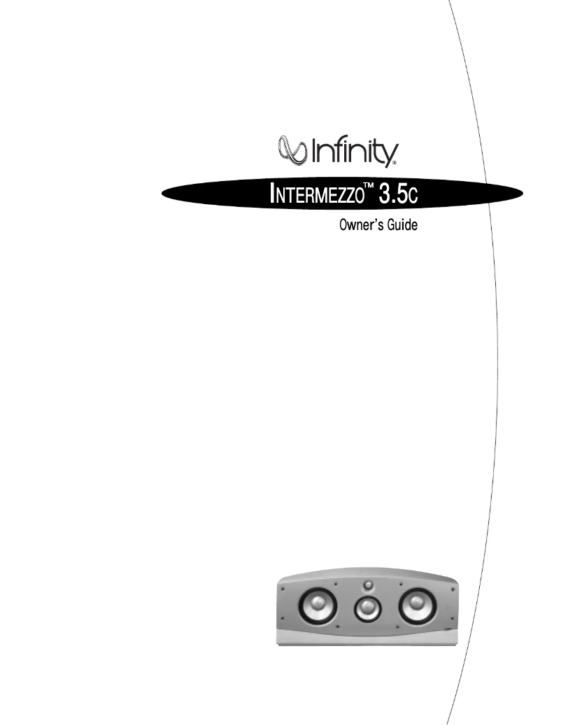 Image de la première page du manuel de l'appareil Intermezzo 3.5C