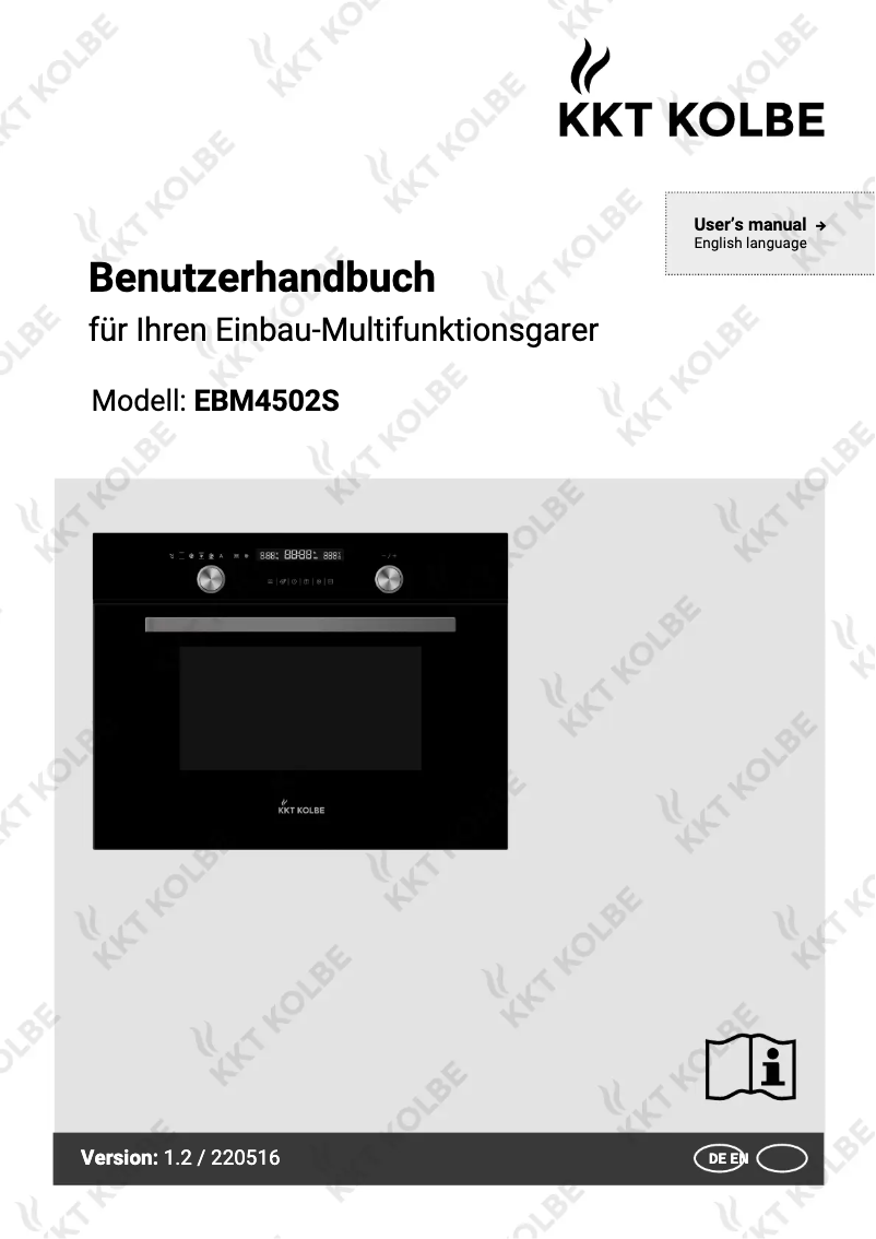 Page 1 de la notice Manuel utilisateur KKT Kolbe EBM4502S