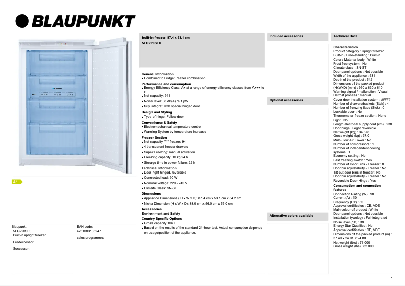 Image de la première page du manuel de l'appareil 5FG220SE0