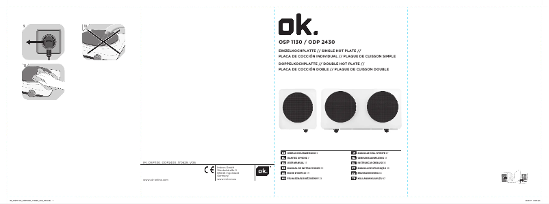 Page n°1 - Manuel utilisateur OK ODP 2430