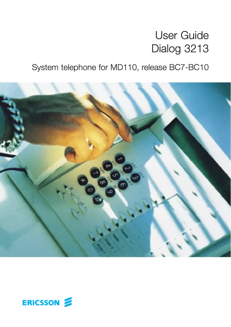 Imagen de la primera página del manual del dispositivo Dialog 3213