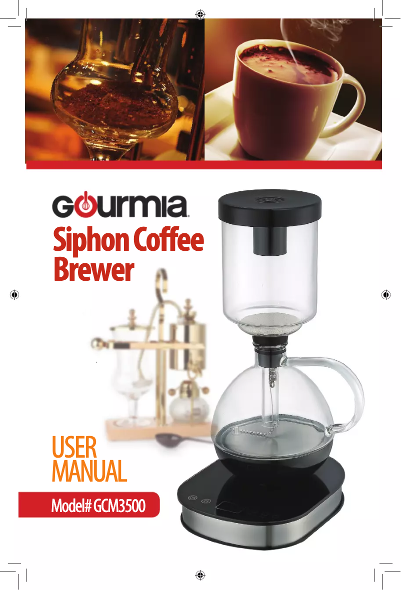 Page 1 de la notice Manuel utilisateur Gourmia GCM3500