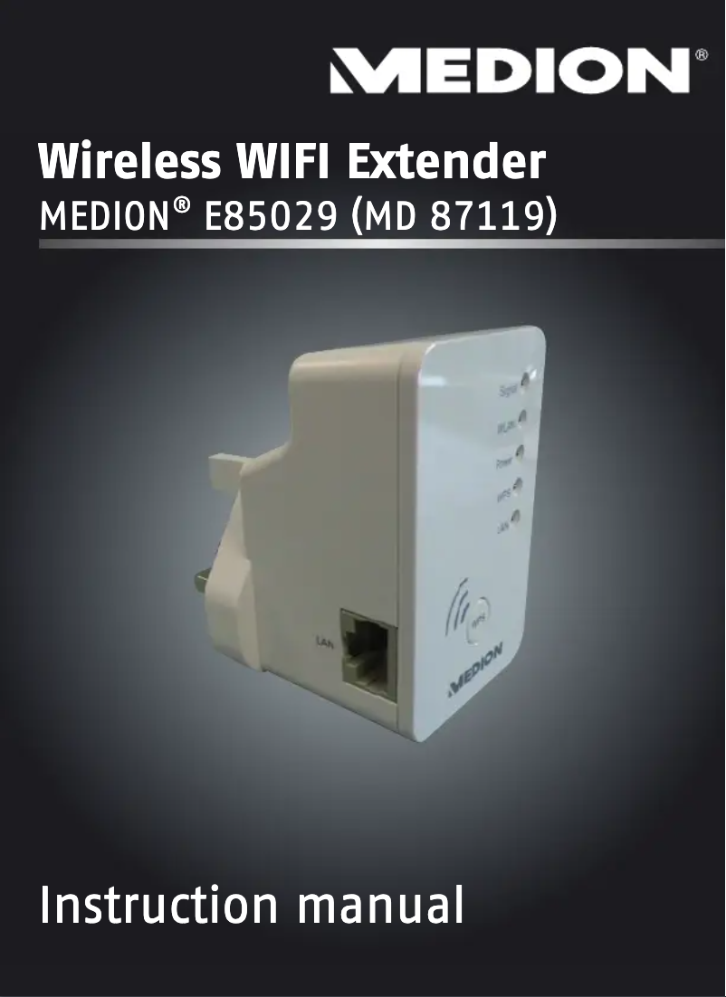 Page 1 de la notice Manuel utilisateur Medion E85029 (MD 87119)